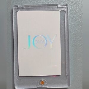 Dior Joy Joker Playing Card With Case Holographic Authentic New